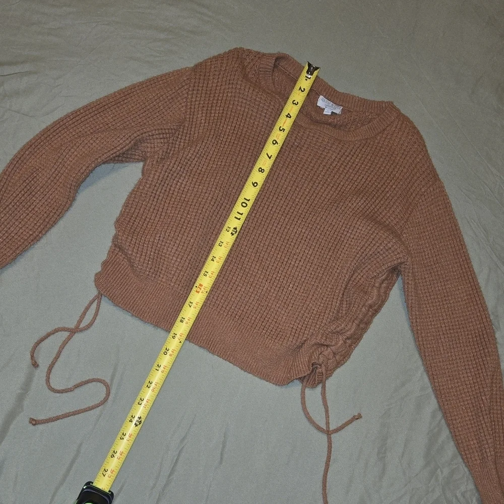 Warm & Cozy Lifestyle Waffle Knit Sweater Shirt – Size M #011